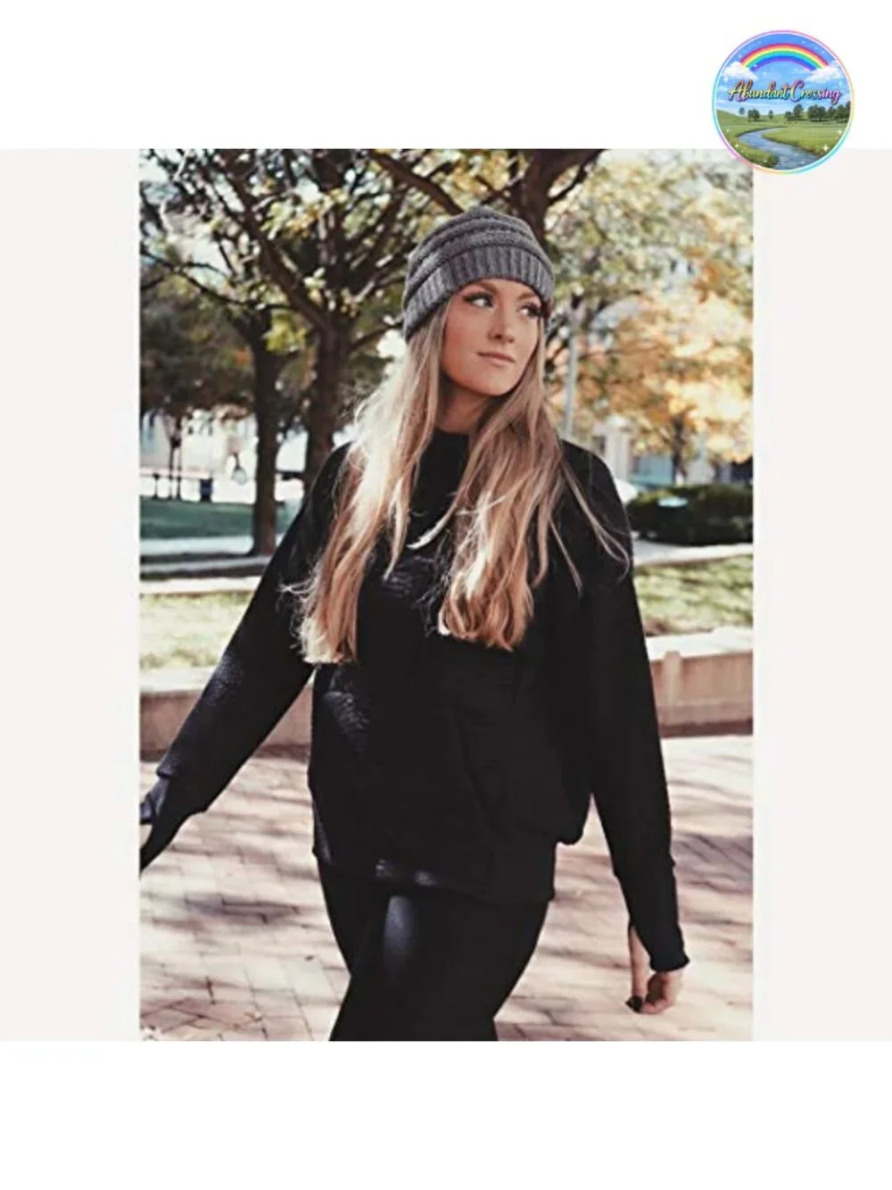 Solid Knit Slouch Beanie Winter Hat Unisex Warm